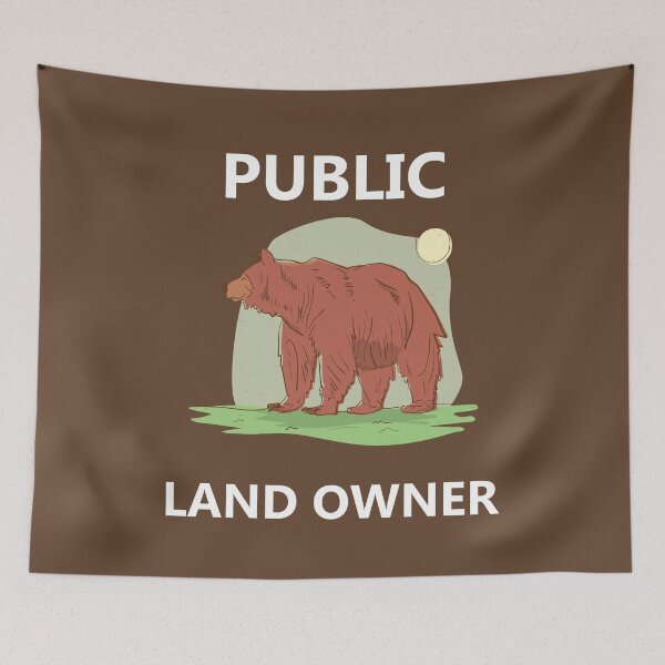 Item preview, Public Land Owner Avid Outdoor Camping American Pride designed and sold by MasterArtsman.