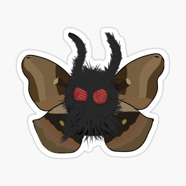 Mothman (Transparent) Sticker