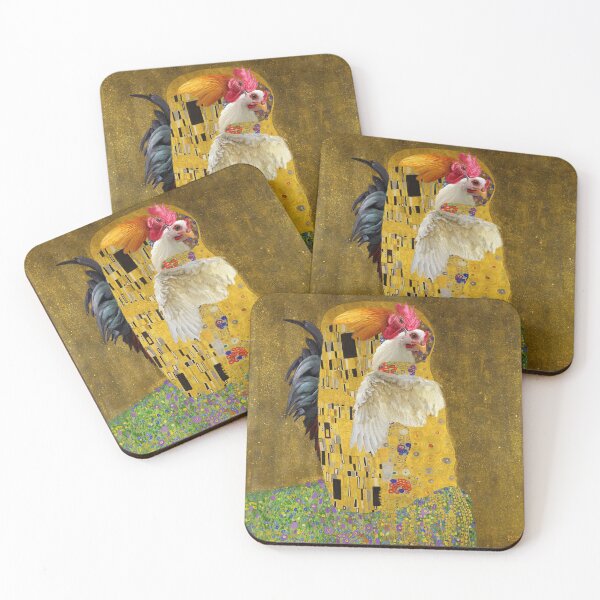 Item preview, The Kiss designed and sold by MuseumOfFineArtChickens GiftShop.