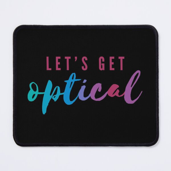 Item preview, Let's Get Optical | Funny Vision Pun designed and sold by Cardinal Designs.