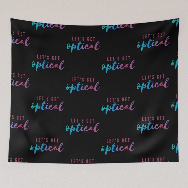 Item preview, Let's Get Optical | Funny Vision Pun designed and sold by Cardinal Designs.