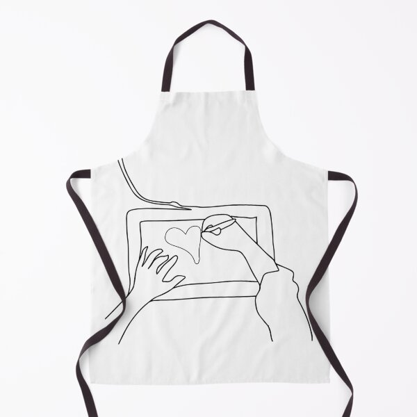 Item preview, Hands working on Graphic Tablet - Hand drawing a Heart on a Graphic Tablet designed and sold by Mrs-PenLine.