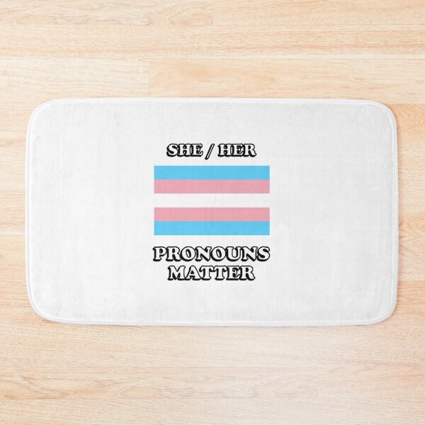 Item preview, Pronouns Matter Trans Flag She Her designed and sold by Inspirationmotivation.