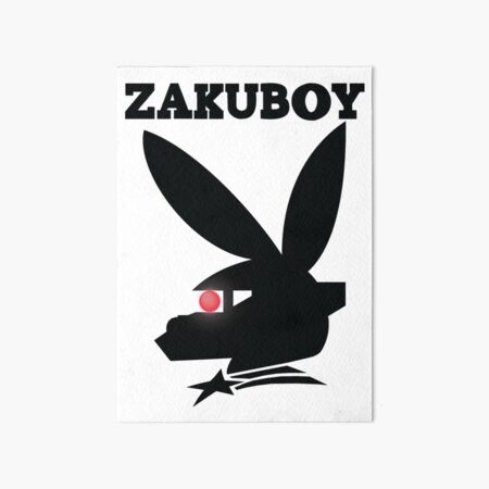 ZAKUBOY - Black Art Board Print