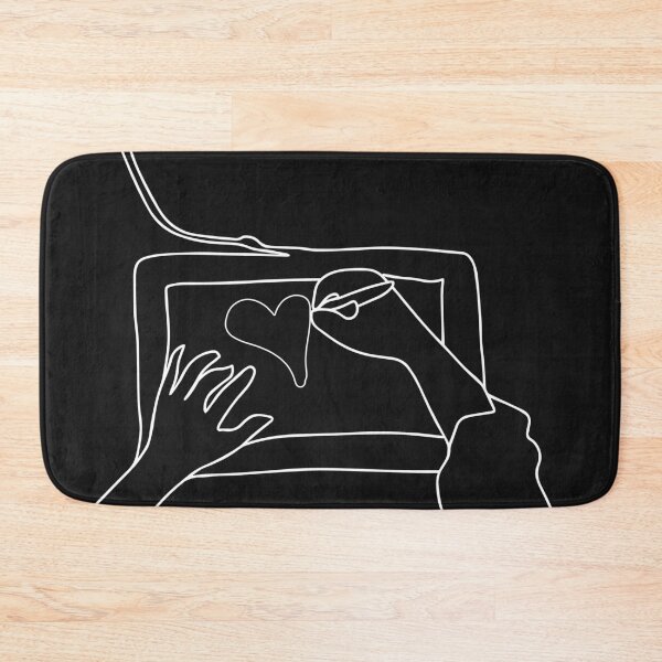 Item preview, Hands working on Graphic Tablet - Hand drawing a Heart on a Graphic Tablet designed and sold by Mrs-PenLine.