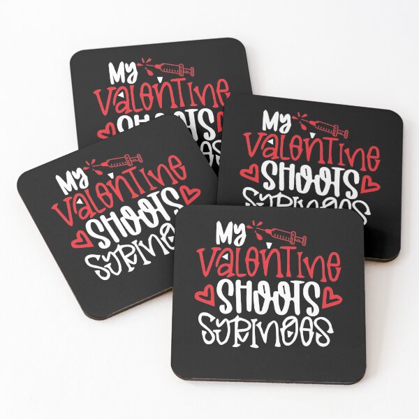 Item preview, Nurse Saying My Valentine Shoots Syringes Funny Quote designed and sold by ELAB27.