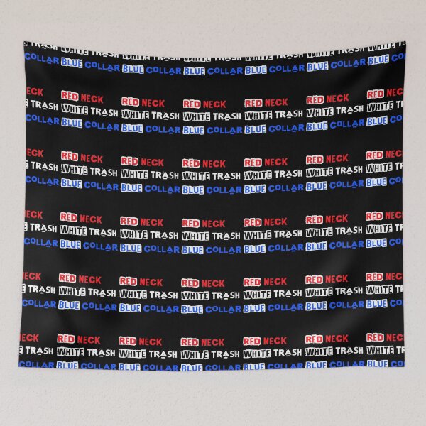 Item preview, RED Neck WHITE Trash BLUE Collar | American Patriots - New Arrivals 2022 designed and sold by - StOck Universe -.