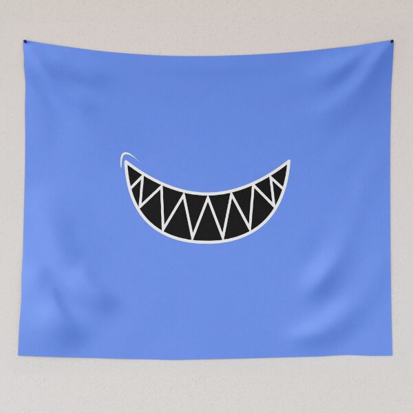 Item preview, Shark Black Teeth Mask Anime Kawaii Animal Smile Funny designed and sold by ShumShumShop.