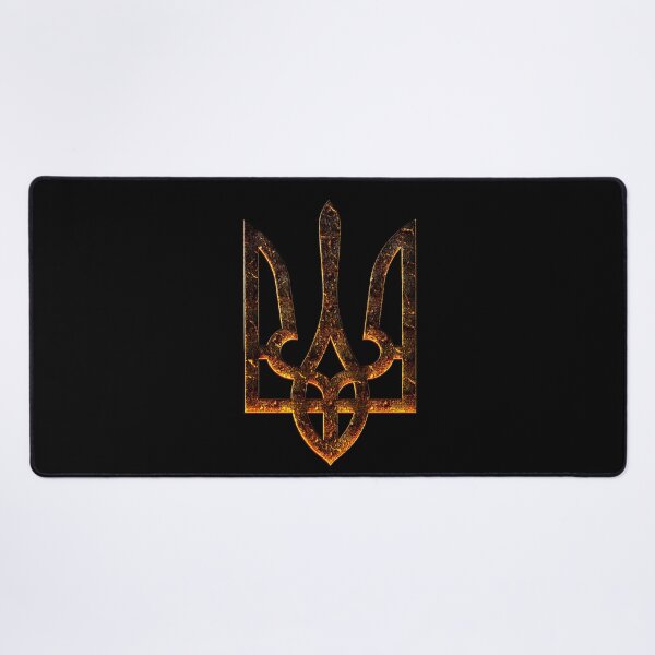 Item preview, Incandescent Trident, Ukrainian Coat of Arms designed and sold by yulia-rb.