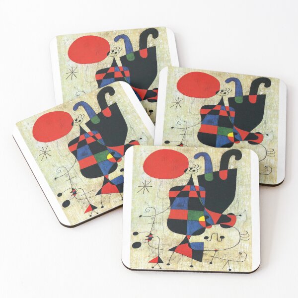 Item preview, Joan Miro Figures and Dog in Front of the Sun 1949 designed and sold by Vitage-Art45.