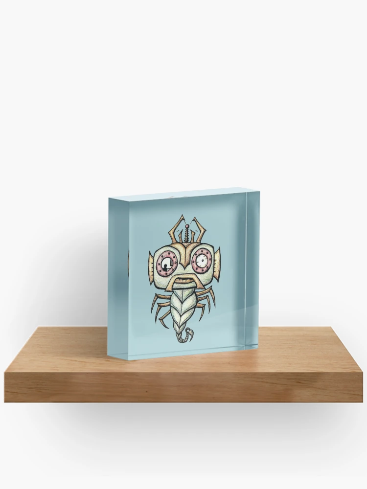 Thumbnail 2 of 5, Acrylic Block, Fish Bug Bot designed and sold by plotDriving-NPC.