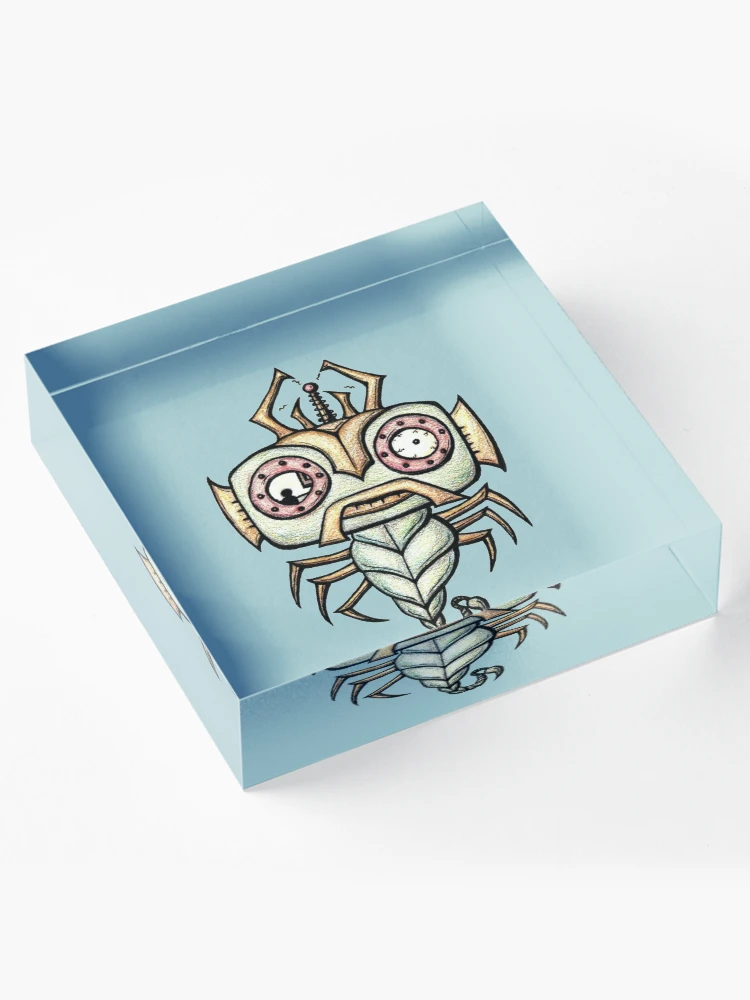 Thumbnail 4 of 5, Acrylic Block, Fish Bug Bot designed and sold by plotDriving-NPC.