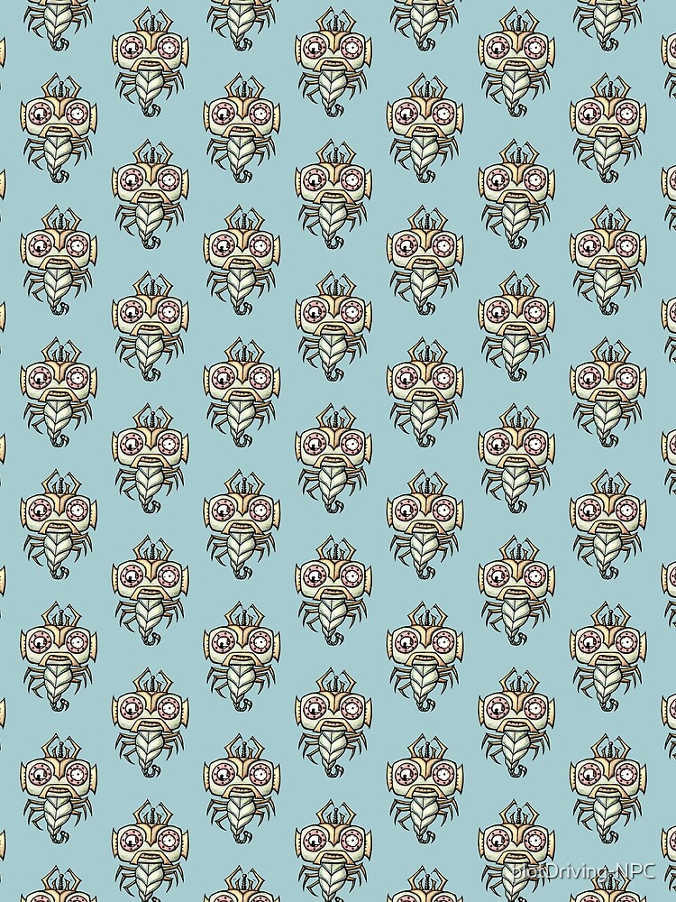 Thumbnail 3 of 3, Scarf, Fish Bug Bot designed and sold by plotDriving-NPC.