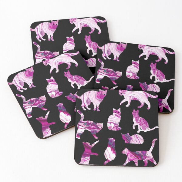 Item preview, Magical Pink Cats designed and sold by BubbleCrumbs.