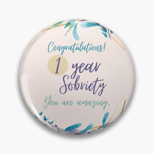 Item preview, Sobriety Birthday - 1 year designed and sold by superbling.