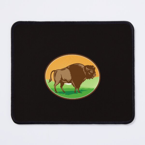 Item preview, Retro Love Bison Valentines Day Hearts Animals Lover, Gift for Bison Lovers designed and sold by Vireltoo.