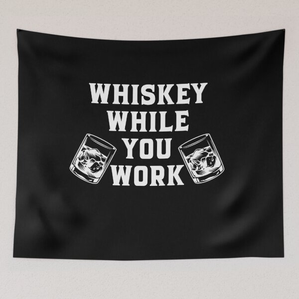 Item preview, Whiskey While You Work T-shirt,funny Whiskey t-shirt ,Birthday Gift Shirt, Gift Idea T-Shirt,Christmas Gift, Holiday Gift designed and sold by Djikou.