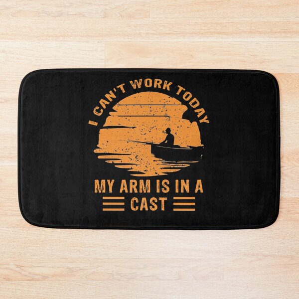 Item preview, Fisherman, Vintage Funny Fishing - Can't Work Today My Arm Is In A Cast T-Shirt designed and sold by Rachiirt.