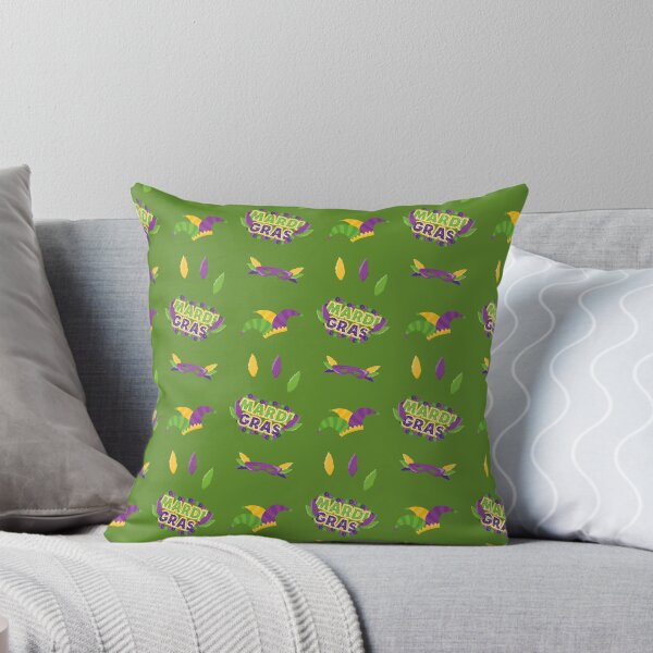 Item preview, Mardi Gras Fiesta Socks Yellow Purple Green Theme Socks Non-slip Socks Novelty Socks Carnival Vintage Party Decoration Supplies for Men Women designed and sold by NOorYES.