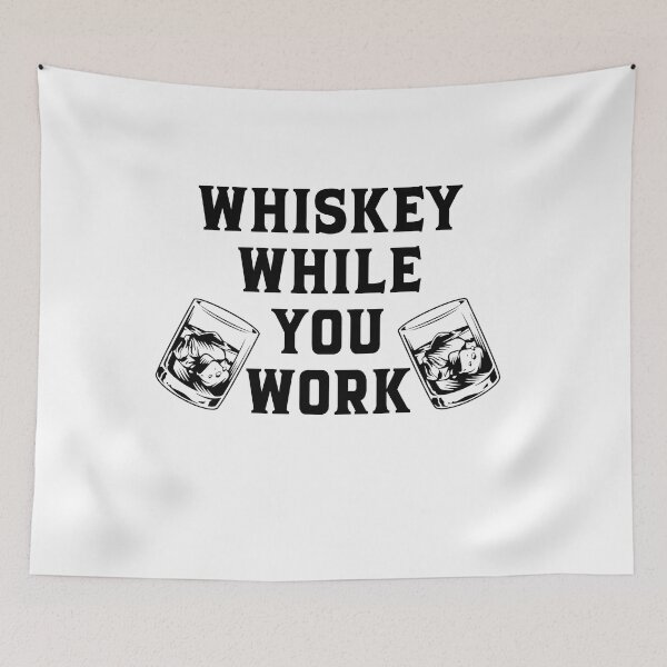 Item preview,  Whiskey While You Work T-shirt,funny Whiskey t-shirt ,Birthday Gift Shirt, Gift Idea T-Shirt,Christmas Gift, Holiday Gift designed and sold by Djikou.
