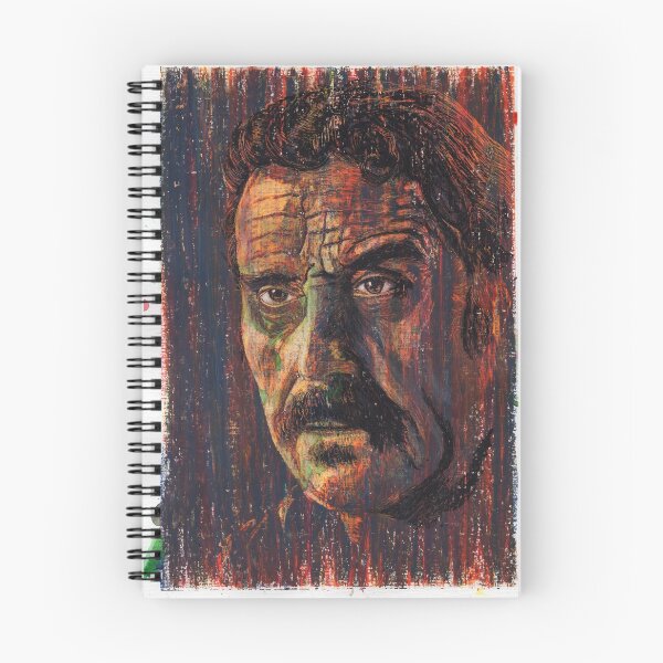 Item preview, Ian McShane - Hand Drawn Oil and Ink Portrait designed and sold by HRHildebrand.