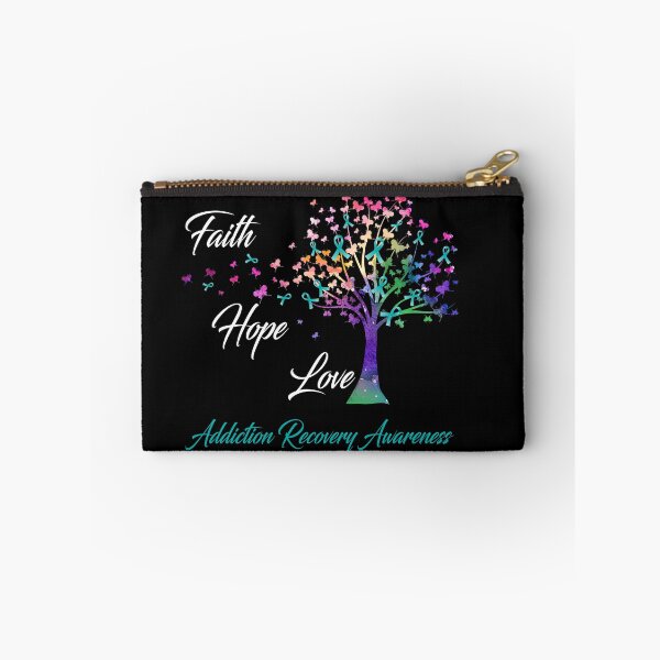 Item preview, Ribbon Tree Faith Hope Love Addiction Recovery Awareness designed and sold by Tadmab.