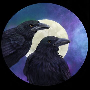 Artwork thumbnail, Two Crows by skidgelstudios