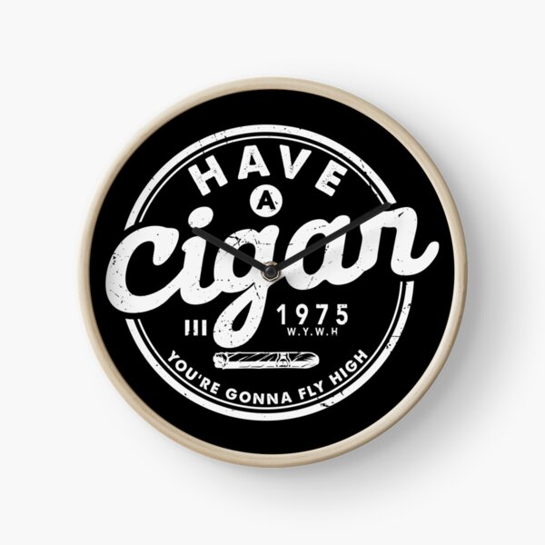 Pink Floyd Art Have a Cigar you're gonna fly high 1975 Clock