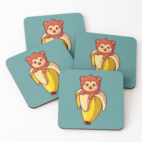 Item preview, Cute monkey banana designed and sold by JASN DESIGN.
