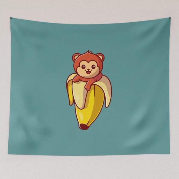 Item preview, Cute monkey banana designed and sold by JASN DESIGN.