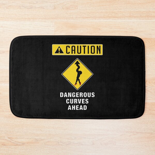 Item preview, Caution, Dangerous Curves Ahead. designed and sold by allmarkmade.