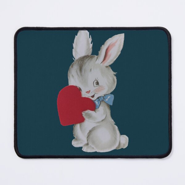Item preview, Vintage Bunny with Heart designed and sold by Pinkmagenta.