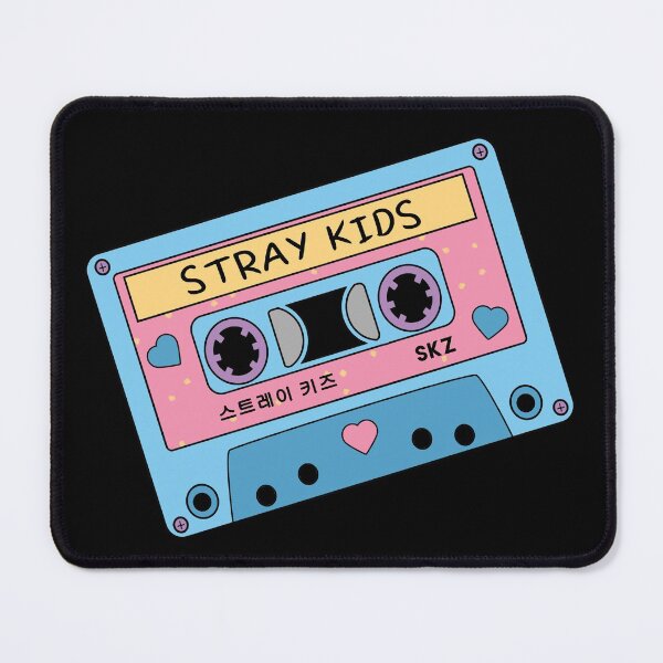 Item preview, STRAY KIDS Cute Retro Pastel Cassette Tape Blue Pink designed and sold by SugarSaint.