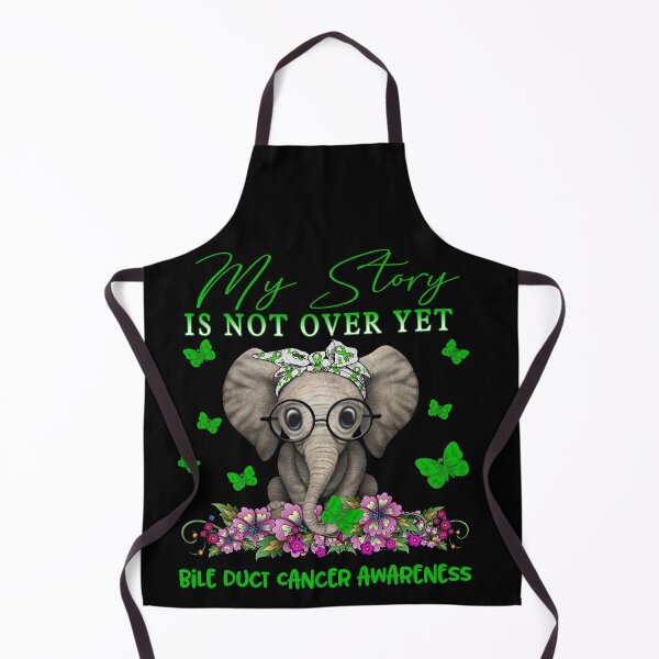 Item preview, Cute Elephant My Story Is Not Over Yet Bile Duct Cancer Awareness designed and sold by Adropine.