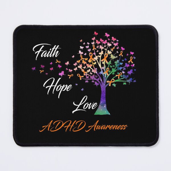 Item preview, Ribbon Tree Faith Hope Love ADHD Awareness designed and sold by Tadmab.