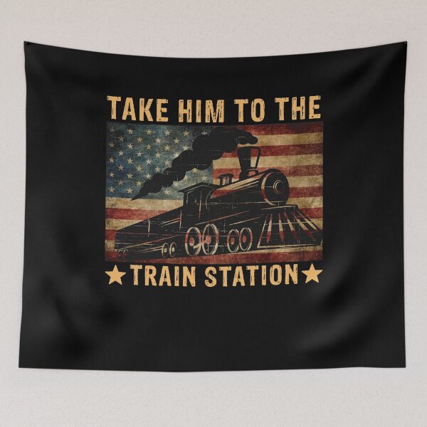 Item preview, Retro Style Take Him To The Train Station Funny Vintage - Funny Dutton Yellowstone designed and sold by Rachiirt.