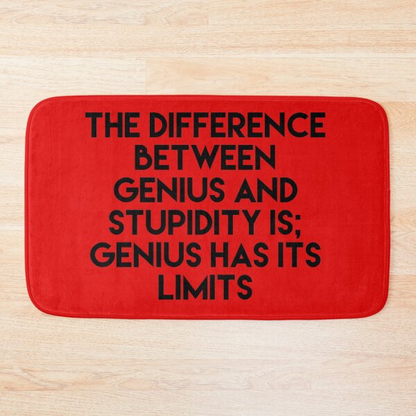 Item preview, genius has its limits designed and sold by Dipalo.