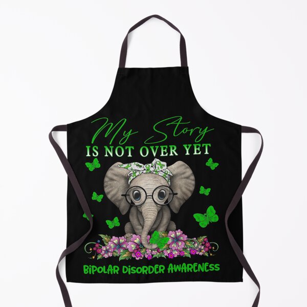 Item preview, Cute Elephant My Story Is Not Over Yet Bipolar Disorder Awareness designed and sold by Adropine.