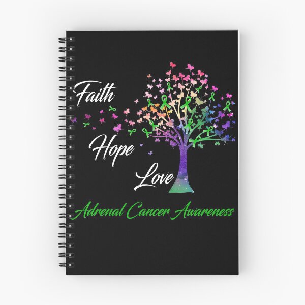 Item preview, Ribbon Tree Faith Hope Love Adrenal Cancer Awareness designed and sold by Tadmab.