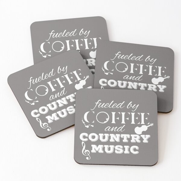 Item preview, Fueled by Coffee and Country Music! designed and sold by ApparelPeople.