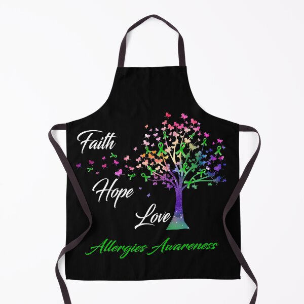 Item preview, Ribbon Tree Faith Hope Love Allergies Awareness designed and sold by Tadmab.