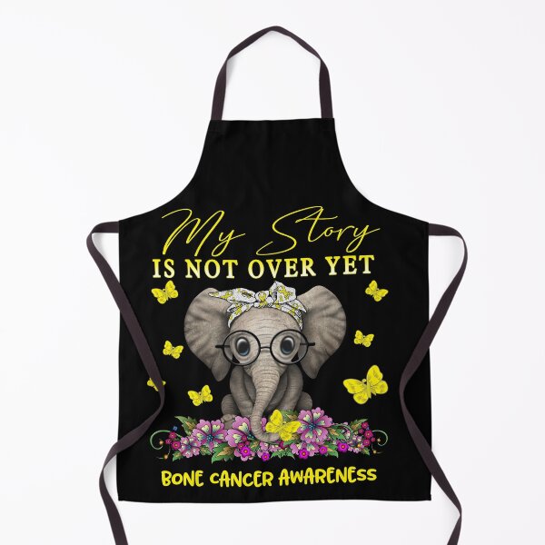 Item preview, Cute Elephant My Story Is Not Over Yet Bone Cancer Awareness designed and sold by Adropine.
