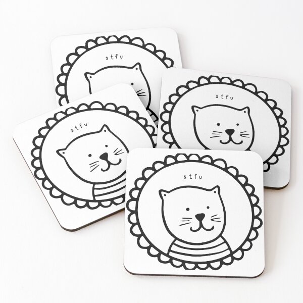 Item preview, Stfu Cat Doodle Design designed and sold by designsbyreaia.