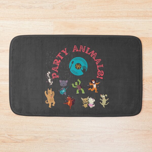 Item preview, Birthday Partying Animals / Funky Party Animals for Animal Lovers designed and sold by haRexia.