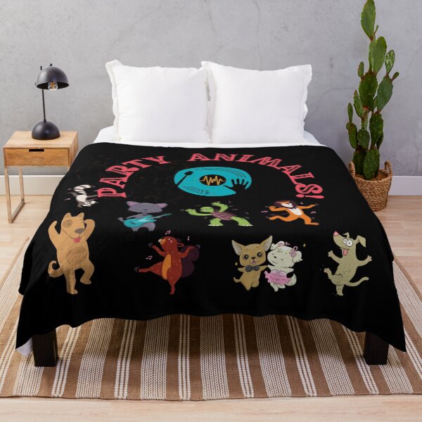 Item preview, Birthday Partying Animals / Funky Party Animals for Animal Lovers designed and sold by haRexia.