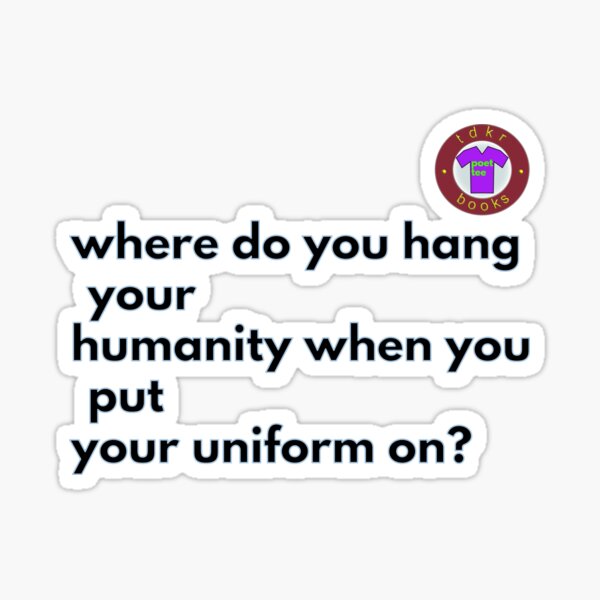 Item preview, Hang your humanity haiku poet tee designed and sold by tdkrbooks.
