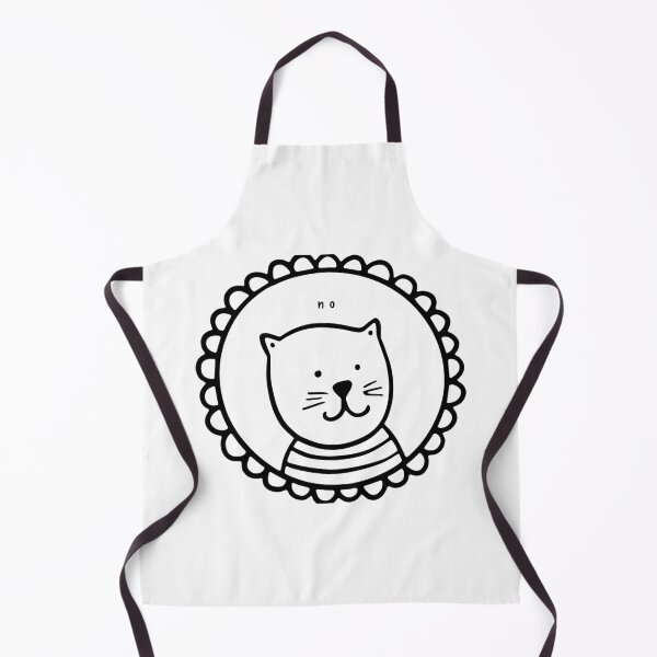 Item preview, "No" Framed Cat Doodle Design designed and sold by designsbyreaia.