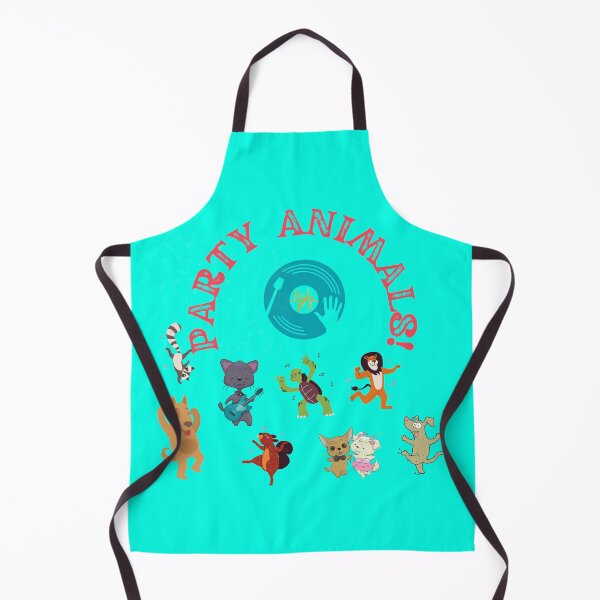 Item preview, Birthday Partying Animals / Funky Party Animals for Animal Lovers designed and sold by haRexia.