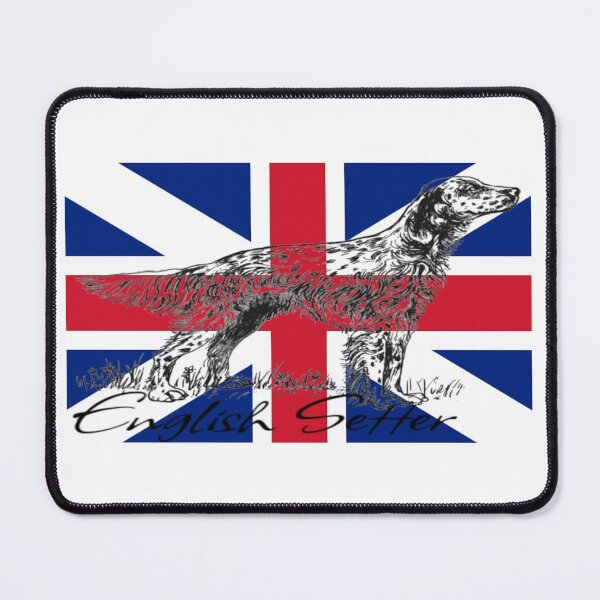 Item preview, ENGLISH SETTER- FLAG BACKGROUND designed and sold by RENAGADE4LYF.
