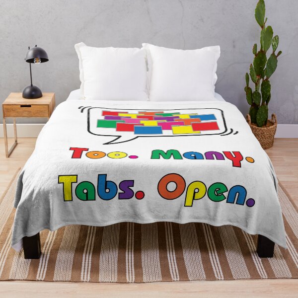 Item preview, Too Many Tabs Open - Rainbow designed and sold by CoffeeWires.